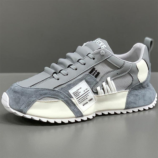 mesh thick-soled Daddy Forrest Gump sports casual shoes - Gray color