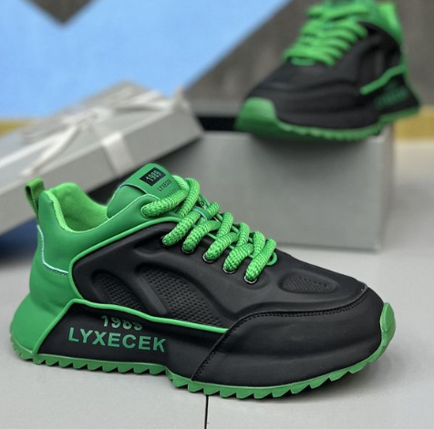 Handsome Versatile Running Keds - Black and Green