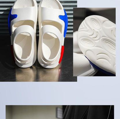 Men’s Casual Water proof Belt Sandals, Made in China by Rubber & EVA metatrail - White