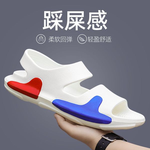 Men’s Casual Water proof Belt Sandals, Made in China by Rubber & EVA metatrail - White