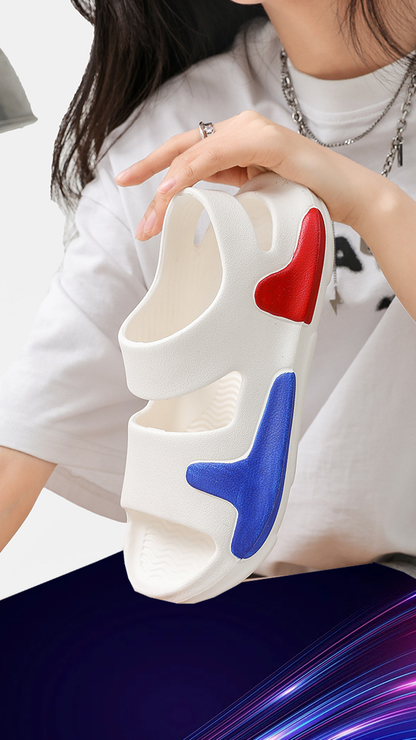 Men’s Casual Water proof Belt Sandals, Made in China by Rubber & EVA metatrail - White